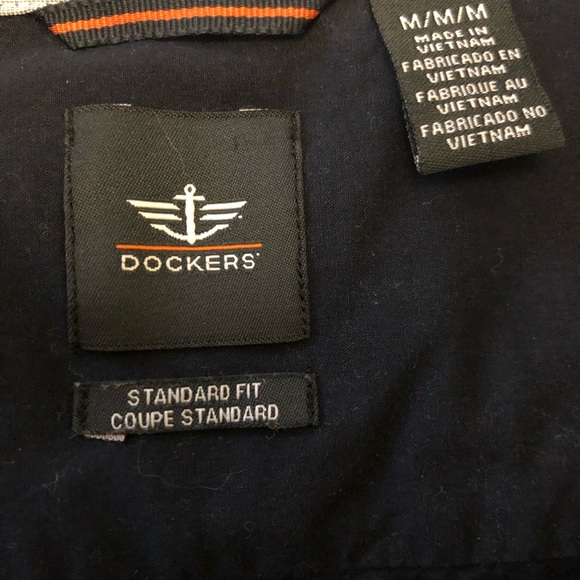 Black all cotton long button up shirt, unisex, cool cuffs, medium - Picture 6 of 8